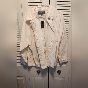 Torrid ivory utility jacket